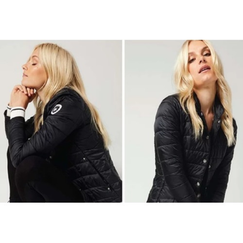 Alp-n-Rock Jacket‎ Womens Small Black Quilted Primaloft Insulated Puffer Coat